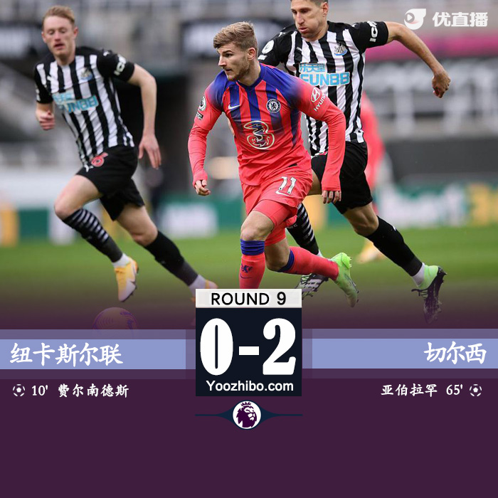 <a href=/zuqiuzhongguo/chelsea/ target=_blank class=infotextkey>切尔西</a>2-0纽卡斯尔
