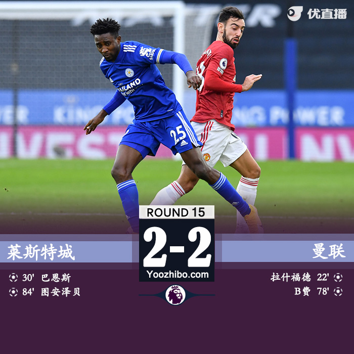 莱斯特城2-2<a href=/zuqiuzhongguo/manlian/ target=_blank class=infotextkey>曼联</a>