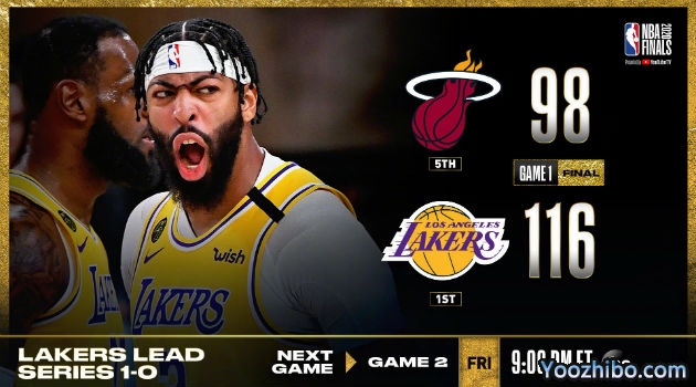 <a href=/lanqiuzhongguo/lakers/ target=_blank class=infotextkey>湖人</a>大胜<a href=/lanqiuzhongguo/heat/ target=_blank class=infotextkey>热火</a>总决赛开门红
